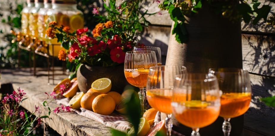 Sfeer en decoratie op bedrijfsevent.
